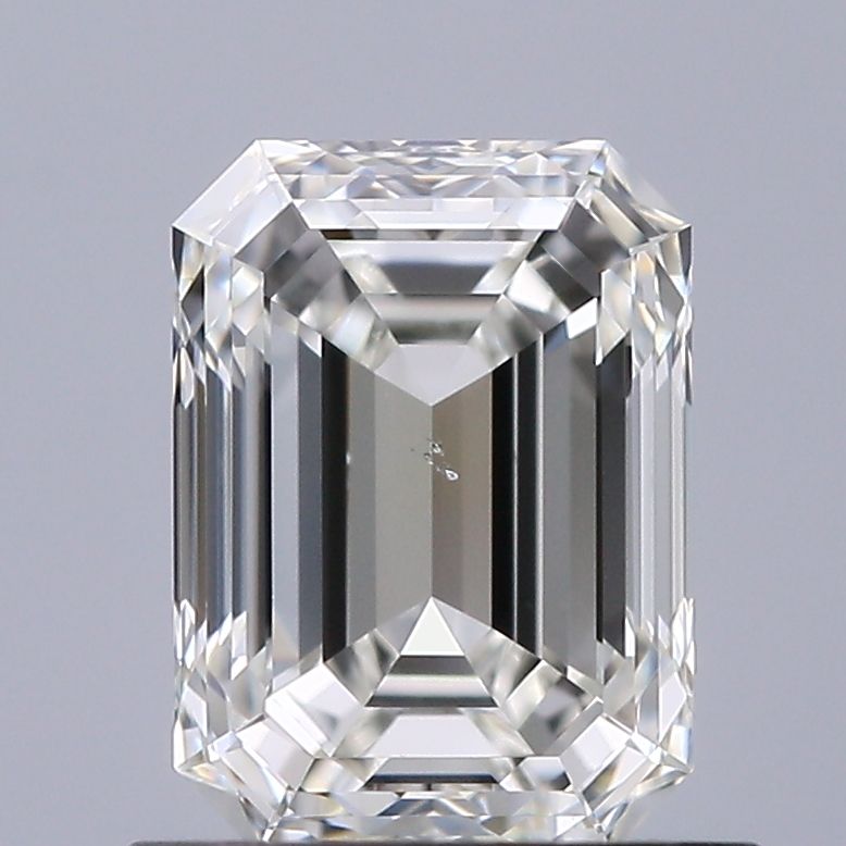 Diamante Naturale Taglio Smeraldo 0.9ct EX/EX I VS2 - GIA - 6.4x4.65x3.14mm
