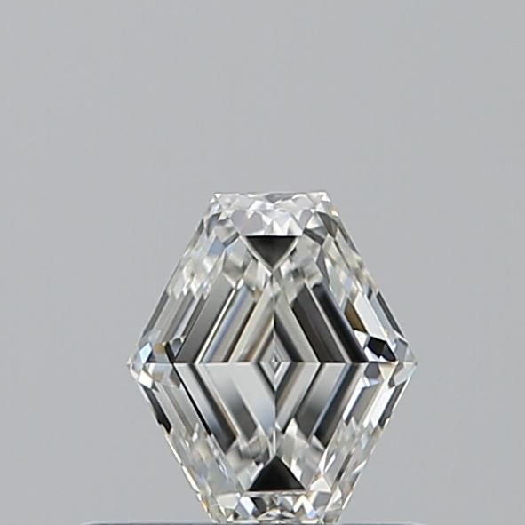 Diamante Naturale Taglio Esagonale 0.41ct EX/EX H IF - GIA - 5.25x4.5x2.62mm