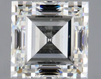 Diamante Taglio Radiant Quadrato 1.06ct EX/EX F VS2 - GIA - 5.34x5.3x3.87mm