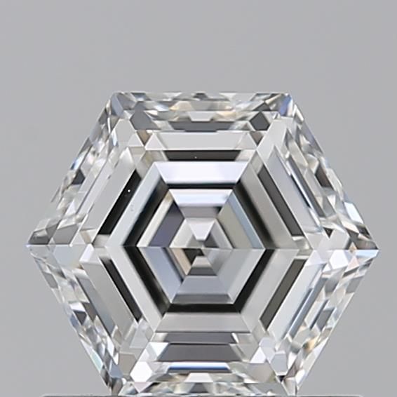 Diamante Naturale Taglio Esagonale 0.91ct EX/EX H VS1 - GIA - 6.51x5.54x3.63mm