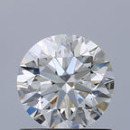Diamante Naturale Taglio Brillante 0.9ct 3EX F VVS2 - IGI - 6.13x6.17x3.85mm