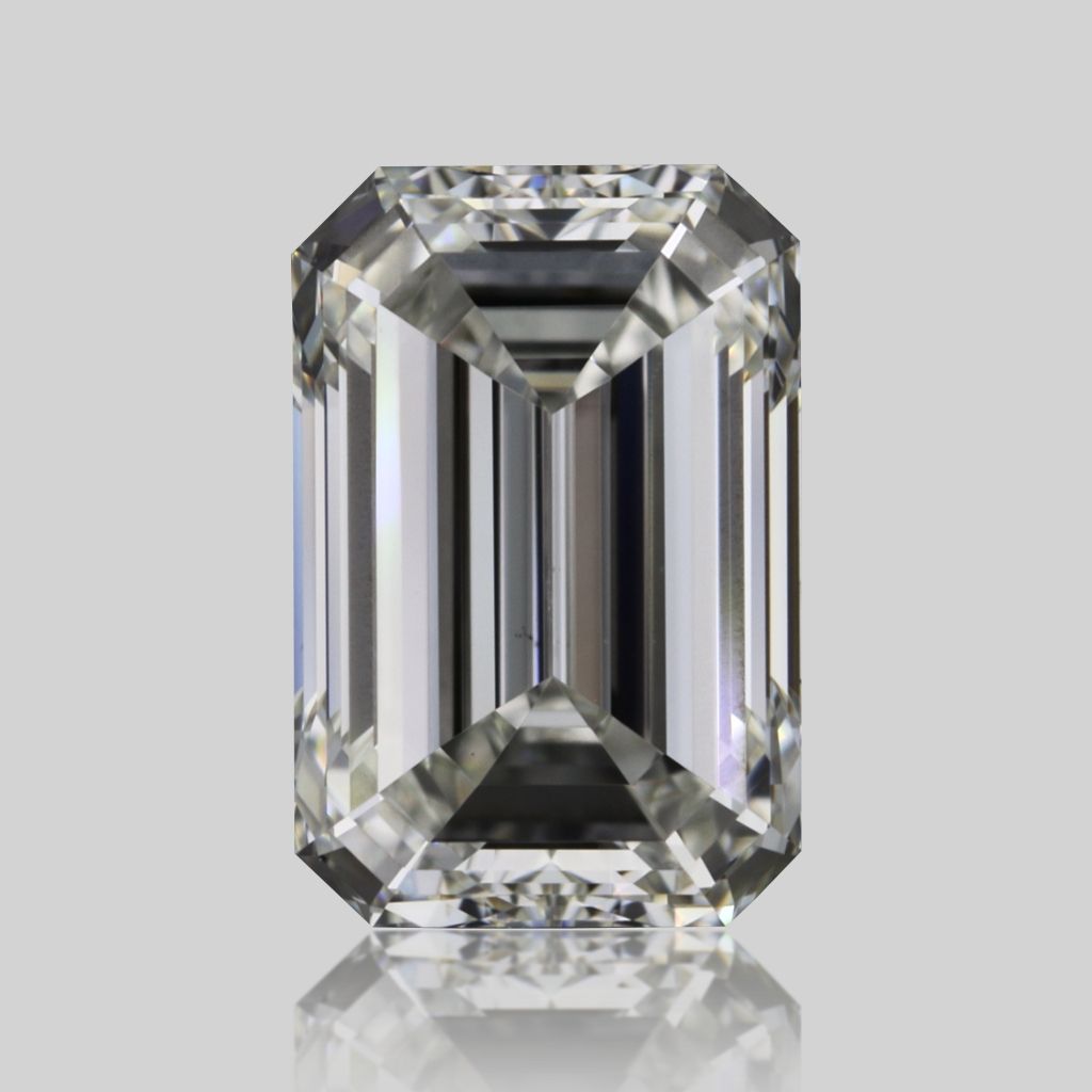Diamante Naturale Taglio Smeraldo 0.7ct EX/EX G VVS2 - IGI - 6.25x4.16x2.78mm