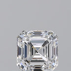 Diamante Naturale Taglio Asscher 0.5ct VG/EX E VVS1 - GIA - 4.32x4.27x2.92mm