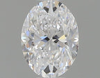 Diamante Naturale Taglio Ovale 0.3ct VG/EX D VS1 - GIA - 5.06x3.7x2.46mm
