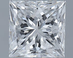 Diamante Naturale Taglio Princess 0.9ct VG/EX D IF - GIA - 5.08x5.08x3.89mm