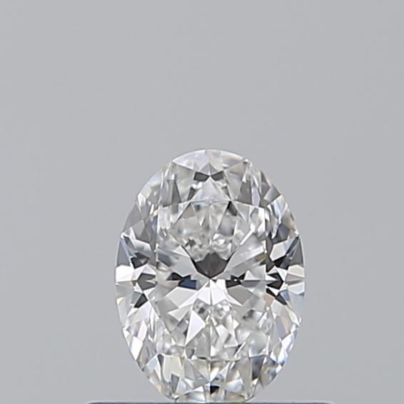 Diamante Naturale Taglio Ovale 0.5ct EX/EX E VVS2 - IGI - 6.0x4.35x2.85mm