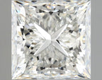 Diamante Naturale Taglio Princess 1.31ct VG/EX G VS2 - GIA - 5.71x5.7x4.32mm