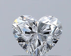 Diamante Naturale Taglio Cuore 0.5ct VG/EX E VVS2 - GIA - 4.72x5.55x3.32mm