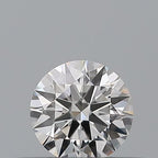Diamante Naturale Taglio Brillante 0.24ct EX/VG/EX G IF - GIA - 4.02x4.06x2.44mm