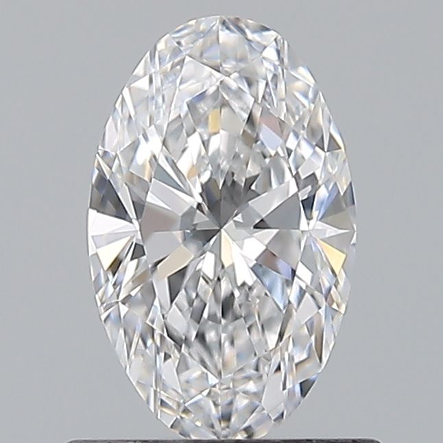 Diamante Naturale Taglio Ovale 0.6ct VG/EX D VS1 - GIA - 7.4x4.6x2.82mm