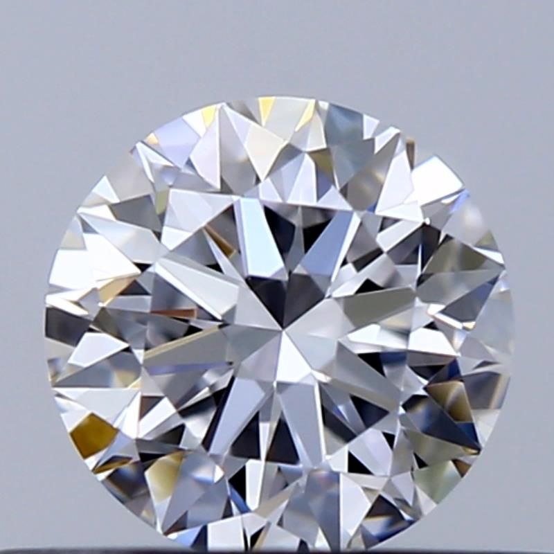 Diamante Naturale Taglio Brillante 0.4ct VG/EX/EX D VVS2 - GIA - 4.66x4.7x2.91mm