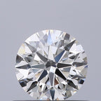 Diamante Naturale Taglio Brillante 0.6ct EX/EX/VG H VS1 - GIA - 5.35x5.38x3.35mm