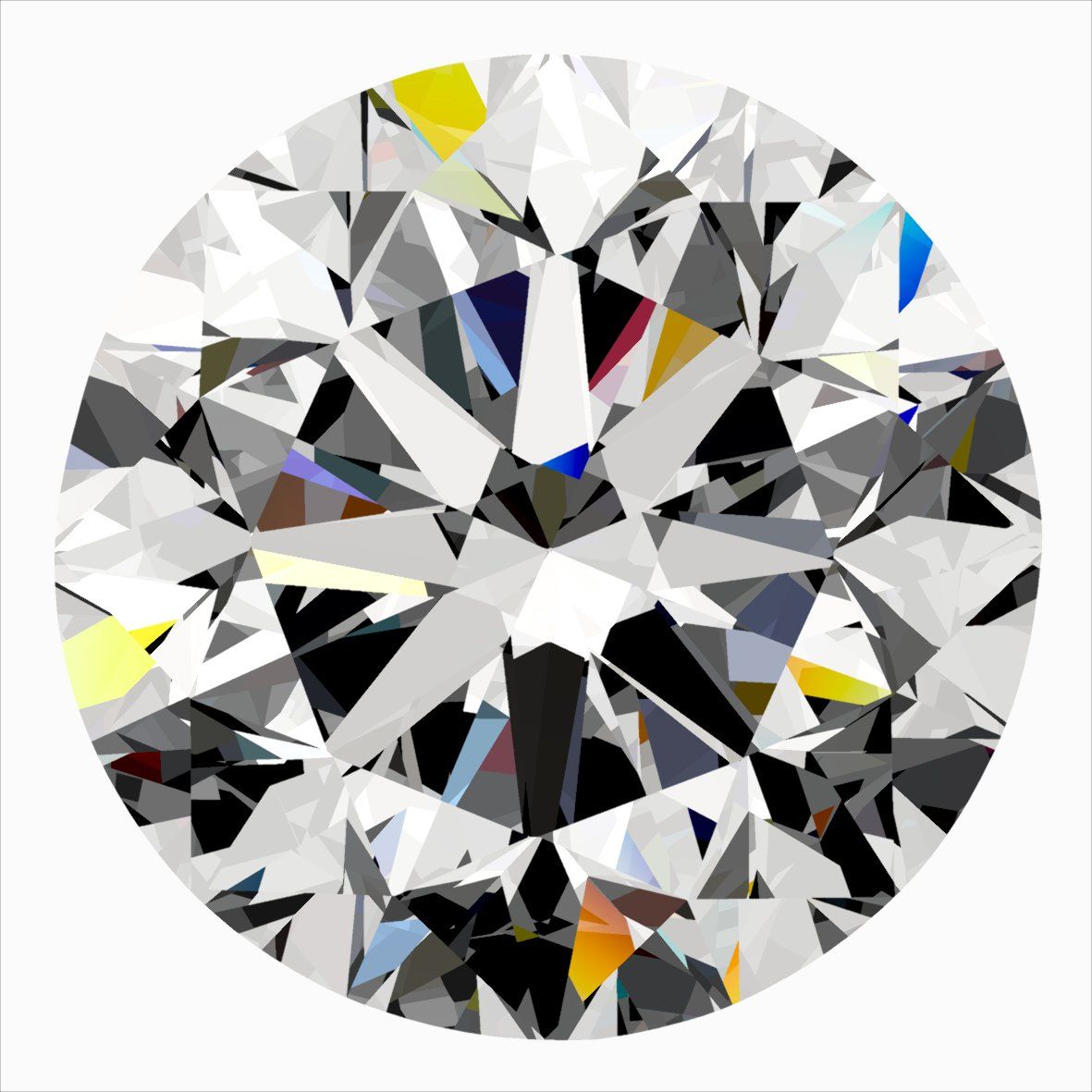 Diamante Naturale Taglio Brillante 0.3ct VG/VG/EX G VVS2 - IGI - 4.1x4.16x2.7mm