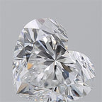 Diamante Naturale Taglio Cuore 1.05ct EX/EX E VVS2 - GIA - 6.05x7.04x4.15mm