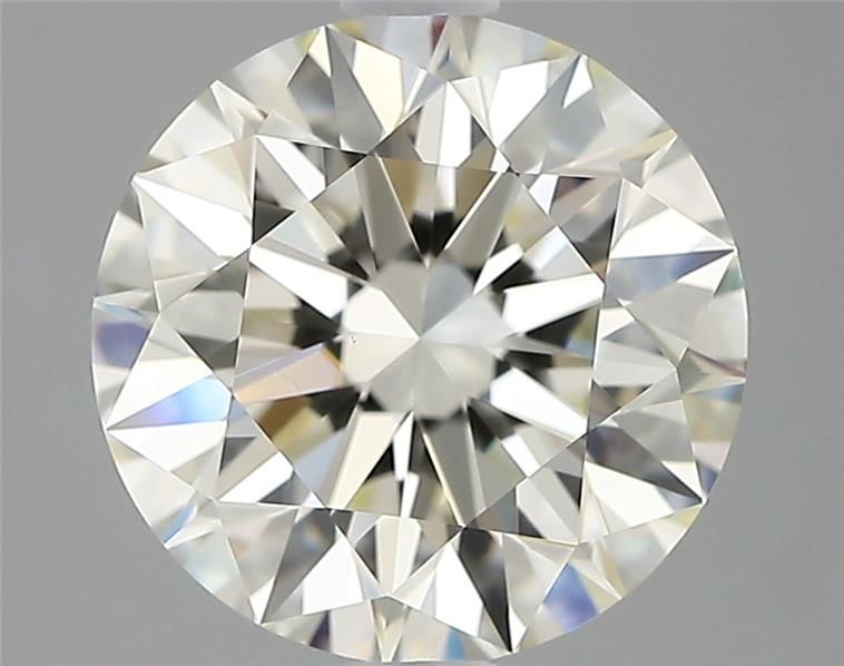 Diamante Naturale Taglio Brillante 1.8ct 3EX J VVS2 - IGI - 7.7x7.77x4.85mm
