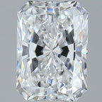 Diamante Naturale Taglio Radiant 0.74ct EX/EX D FL - GIA - 6.47x4.59x3.1mm