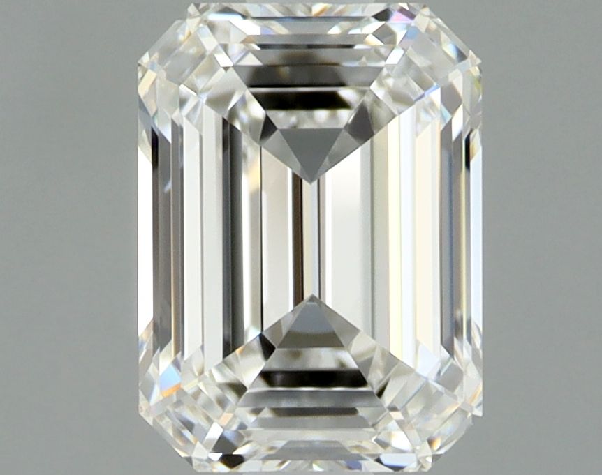 Diamante Naturale Taglio Smeraldo 1ct EX/VG F VVS2 - GIA - 6.66x4.89x3.03mm