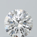 Diamante Naturale Taglio Brillante 0.55ct 3EX E VVS2 - GIA - 5.21x5.16x3.29mm