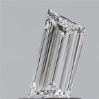 Diamante Naturale Taglio Trapezio 0.5ct EX/EX D VS1 - GIA - 3.43x7.7x1.99mm
