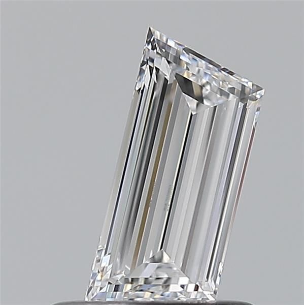 Diamante Naturale Taglio Trapezio 0.5ct EX/EX D VS1 - GIA - 3.43x7.7x1.99mm