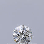 Diamante Naturale Taglio Brillante 0.19ct 3EX F VVS1 - IGI - 3.71x3.73x2.3mm