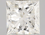 Diamante Naturale Taglio Princess 0.5ct G/VG J VS2 - GIA - 4.53x4.38x3.02mm