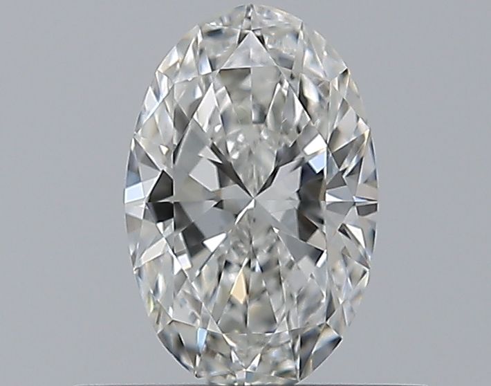 Diamante Naturale Taglio Ovale 0.4ct VG/VG F VVS2 - GIA - 6.37x4.1x2.46mm