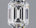Diamante Naturale Taglio Smeraldo 0.9ct EX/VG F VVS2 - GIA - 6.18x4.57x3.21mm
