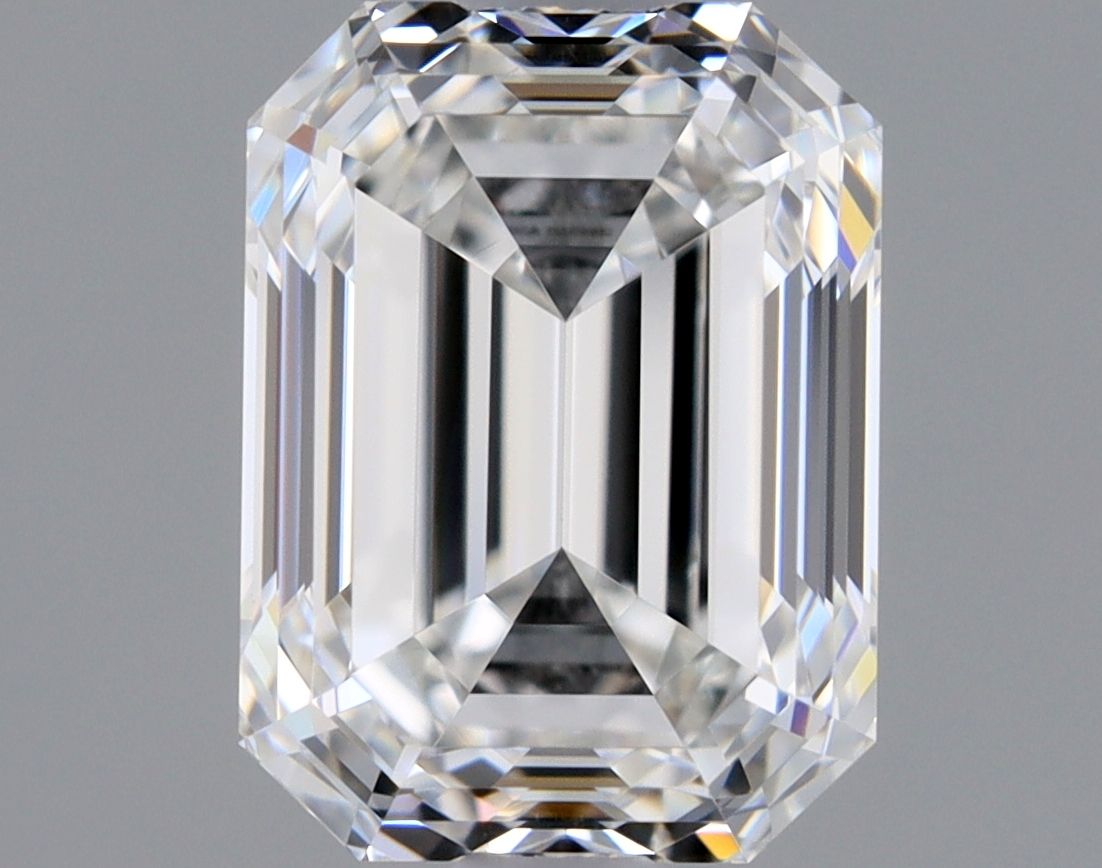 Diamante Naturale Taglio Smeraldo 0.9ct EX/VG F VVS2 - GIA - 6.18x4.57x3.21mm