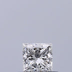 Diamante Naturale Taglio Princess 0.33ct VG/EX E VVS1 - GIA - 3.78x3.78x2.78mm
