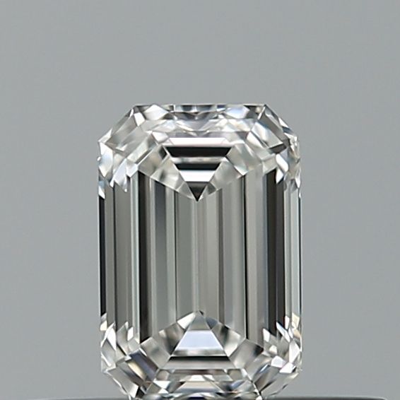 Diamante Naturale Taglio Smeraldo 0.34ct VG/EX F VVS2 - GIA - 4.85x3.24x2.17mm