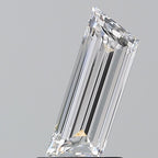 Diamante Naturale Taglio Trapezio 0.9ct EX/EX D VS2 - GIA - 3.69x10.87x2.28mm