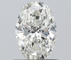 Diamante Naturale Taglio Ovale 0.72ct EX/EX H VVS2 - IGI - 7.36x4.95x3.12mm