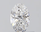 Diamante Naturale Taglio Ovale 0.41ct VG/EX D IF - GIA - 6.11x4.02x2.59mm