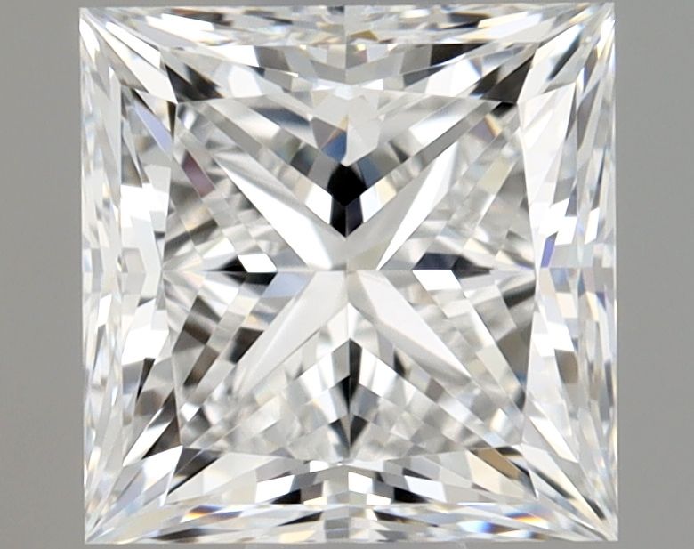 Diamante Naturale Taglio Princess 0.9ct EX/EX E VVS1 - GIA - 5.12x5.09x3.81mm
