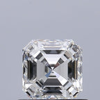 Diamante Naturale Taglio Asscher 0.71ct EX/EX F VVS1 - GIA - 4.88x4.79x3.29mm
