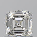 Diamante Naturale Taglio Asscher 0.9ct EX/VG I VVS1 - GIA - 5.22x5.2x3.57mm