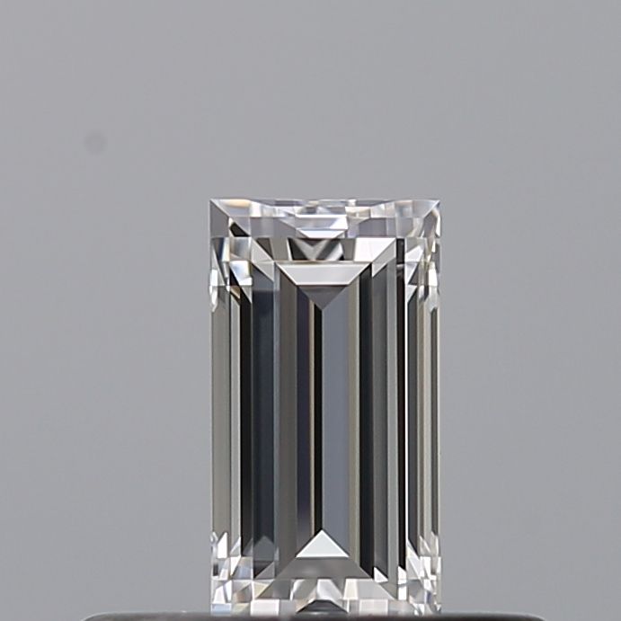 Diamante Naturale Taglio Baguette 0.27ct EX/EX D VVS2 - GIA - 5.12x2.68x1.92mm