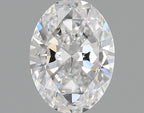 Diamante Naturale Taglio Ovale 0.7ct EX/EX D VVS1 - GIA - 6.95x5.13x3.08mm