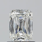 Diamante Naturale Taglio Radiant 0.9ct EX/EX I VVS2 - GIA - 6.66x4.73x3.0mm