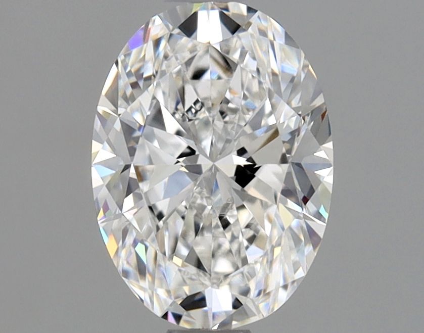 Diamante Naturale Taglio Ovale 1.01ct VG/VG F VVS2 - GIA - 7.6x5.52x3.55mm