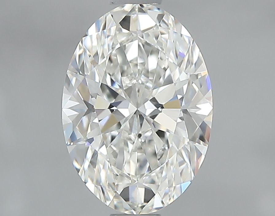 Diamante Naturale Taglio Ovale 1.04ct EX/EX H VVS1 - GIA - 8.05x5.71x3.59mm