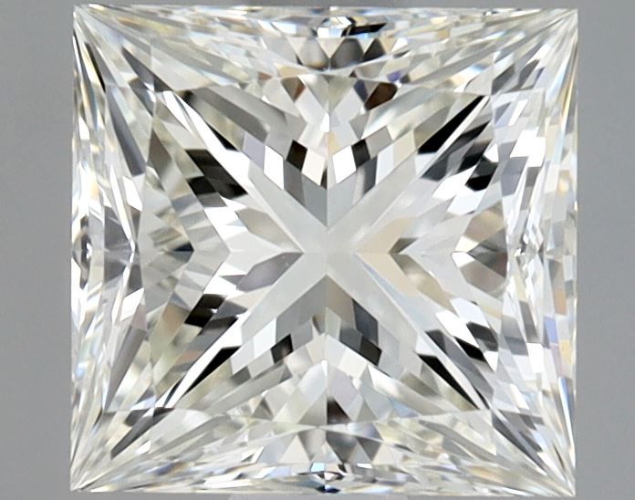 Diamante Naturale Taglio Princess 1.04ct VG/VG J VS1 - GIA - 5.65x5.46x4.11mm