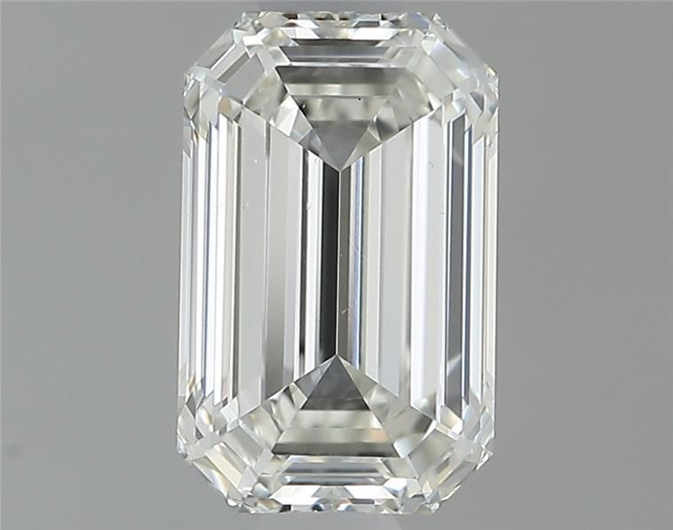 Diamante Naturale Taglio Smeraldo 0.59ct VG/EX I VS2 - GIA - 6.12x3.86x2.45mm