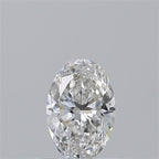 Diamante Naturale Taglio Ovale 0.56ct EX/VG E VVS2 - GIA - 6.69x4.49x2.86mm