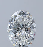 Diamante Naturale Taglio Ovale 1.3ct EX/EX F VS1 - GIA - 8.28x6.11x3.96mm