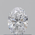 Diamante Naturale Taglio Ovale 0.42ct EX/EX D VVS1 - GIA - 6.04x4.17x2.64mm