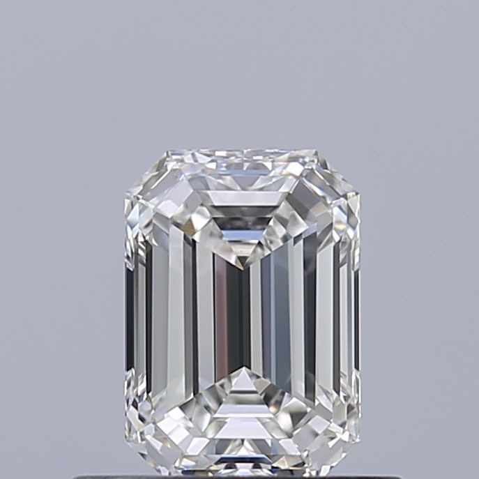 Diamante Naturale Taglio Smeraldo 0.6ct VG/EX H VVS2 - GIA - 5.74x4.04x2.71mm
