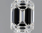 Diamante Naturale Taglio Smeraldo 0.52ct EX/EX E VVS2 - GIA - 5.39x3.85x2.62mm