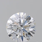 Diamante Naturale Taglio Brillante 0.53ct 3EX D IF - GIA - 5.19x5.16x3.19mm